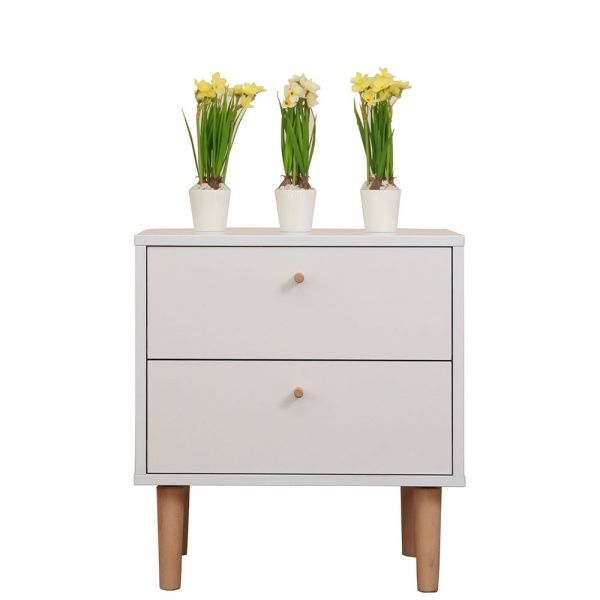 Тумба прикроватная Скандинавия 546х500х400 мм аляска