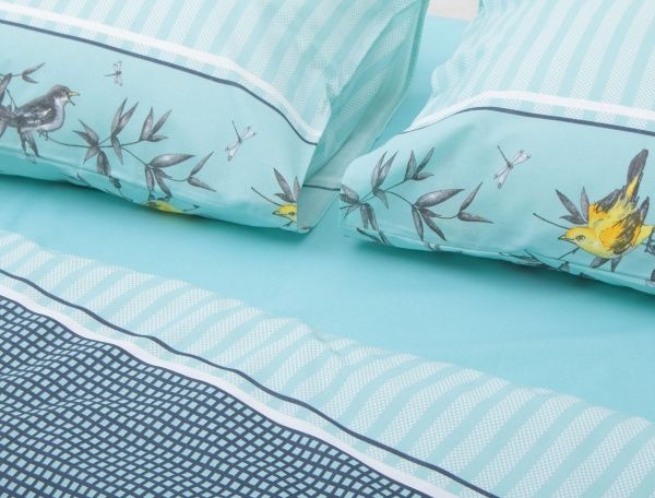 Комплект постельного белья Funny birds 2 разноцветный UP! (Underprice) 