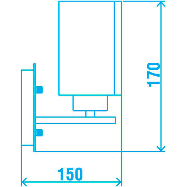 Бра Victoria Lighting Nill/AP1 1x60 Вт E27 білий 