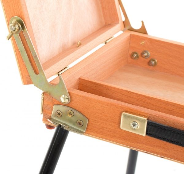 Этюдник маленький со съемными металлическими ножками  D.K. Art & Craft 7х25х40 см