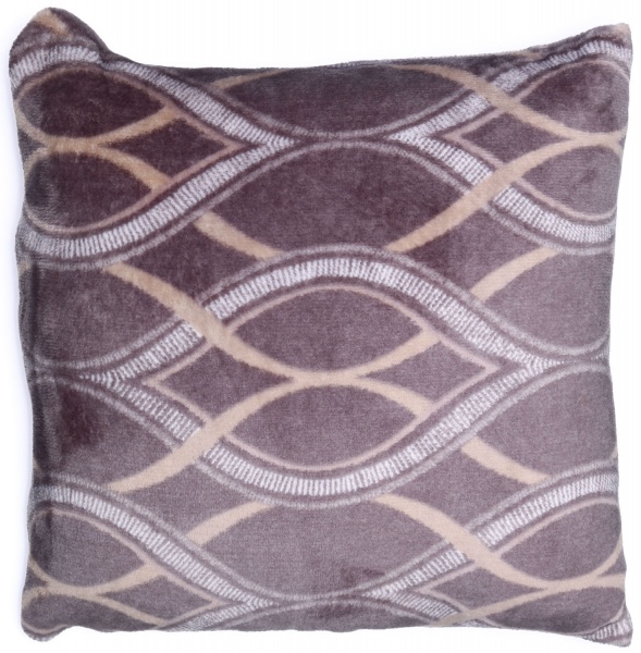 Подушка декоративная Salou 45x45 см коричневый с принтом Frannel 