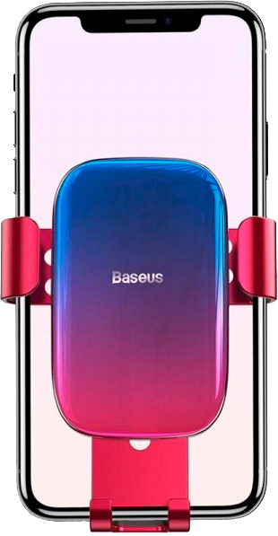 Тримач для смартфона Glaze Gravity Car Mount BASEUS SUYL-LG09 червоний