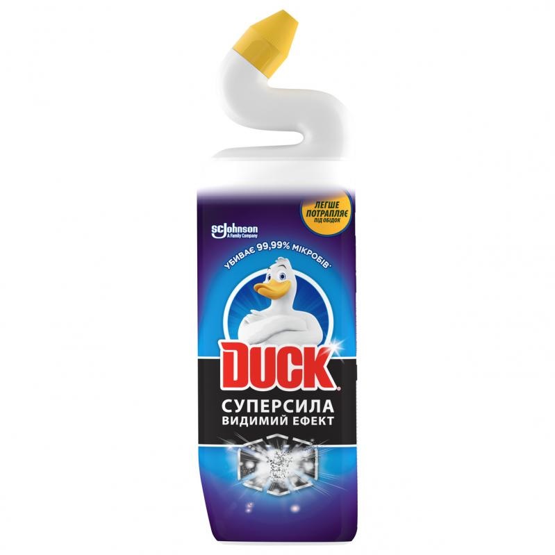 Средство для чистки унитаза Туалетный утенок 5 в 1 Видимый эффект 