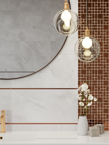 Плитка Ceramika Color Sergia Grey Rett (CCR69-1) 30x60 