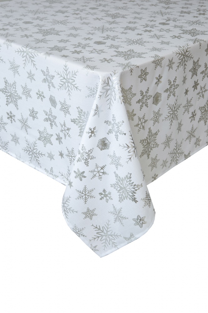 Скатерть Stars 140x220 см белый Luna