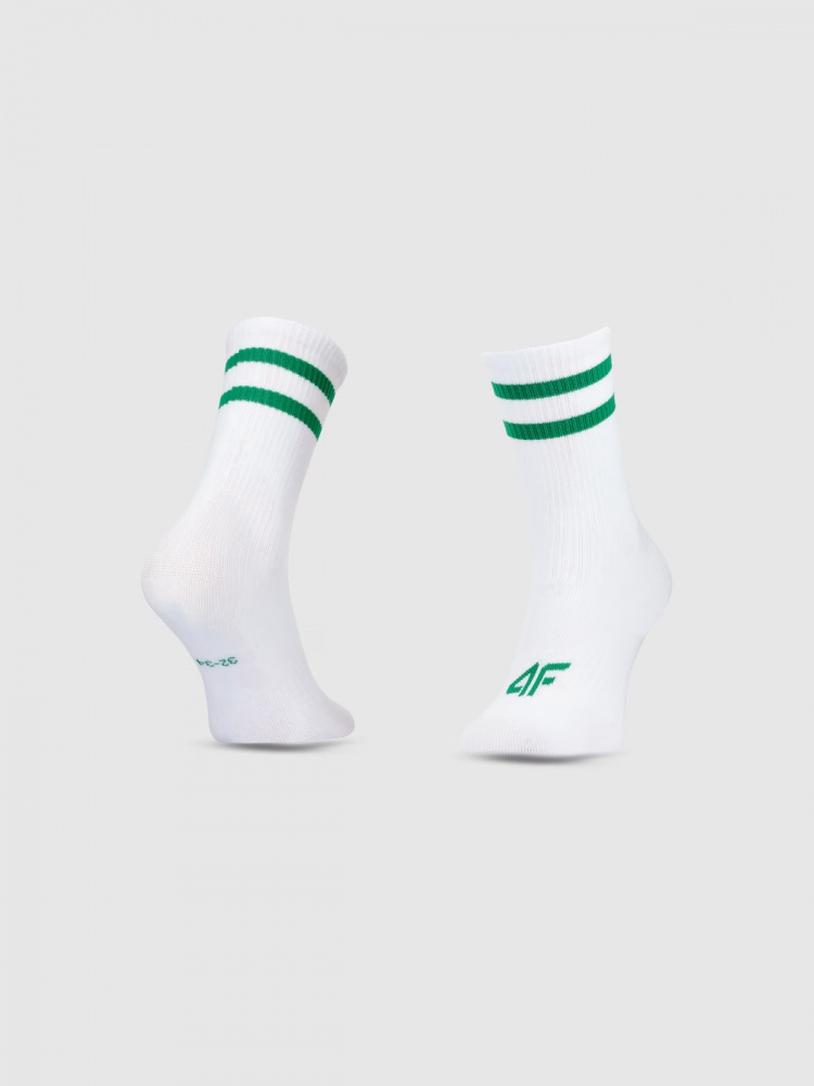Шкарпетки 4F SOCKS CAS M350 (3pack) 4FJWSS25USOCM350-90S р.32-34 білий/чорний