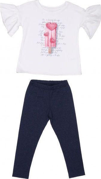 Комплект дитячого одягу Фламінго р.98 молочний із синім 934-416 