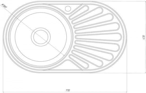 Мойка для кухни UP477726 