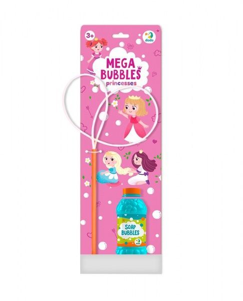Мильні бульбашки DoDo Mega Bubbles Принцеси 450 мл