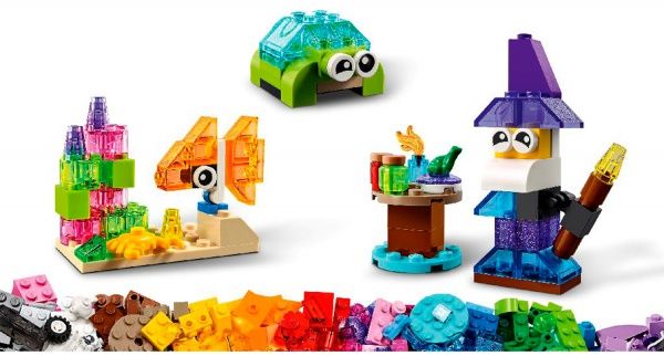 Конструктор LEGO Ideas Прозорі кубики для творчості 11013