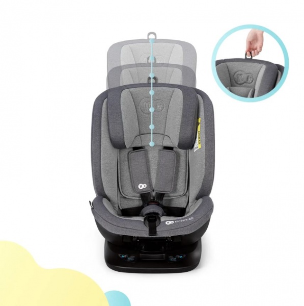 Автокресло Kinderkraft Xpedition Grey серый