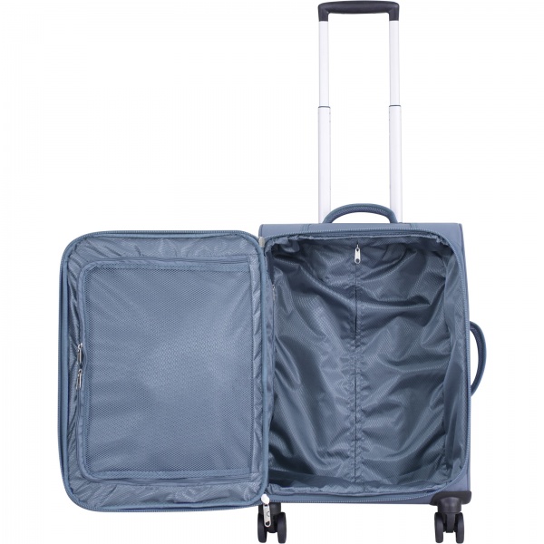 Валіза Bagland S New 36 л сірий 3799119 