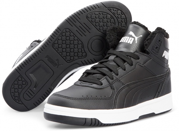 Ботинки Puma Rebound Joy Fur Jr 37547701 р.39 черный