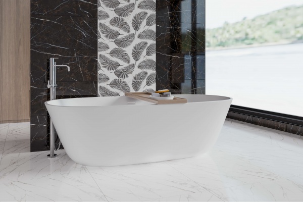 Плитка Golden Tile Nero e Bianco чорний NBС061 30x60 