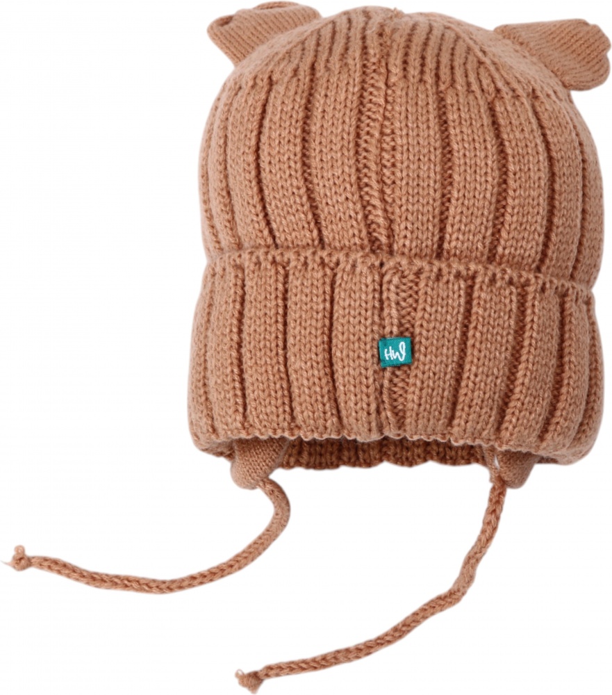 Шапка HW дитяча з мотузочками р.50-52 коричнева бронза