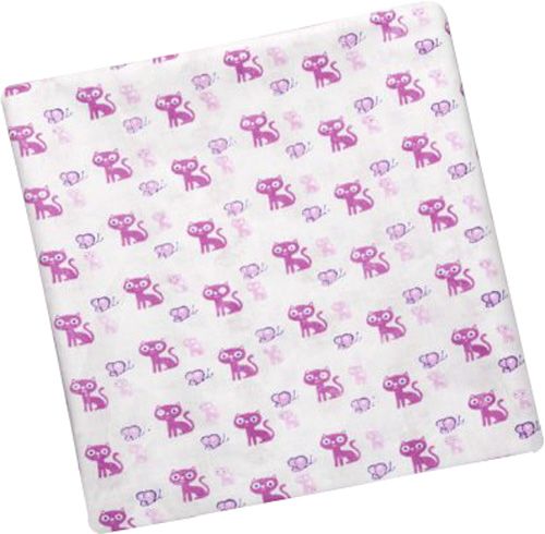 Пеленка Модний Карапуз Котики бело-фиолетовый 01-00136-7 