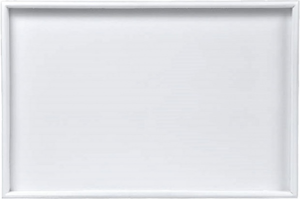 Поднос на складных ножках мини Без рисунка белый 38,5x26x4 см