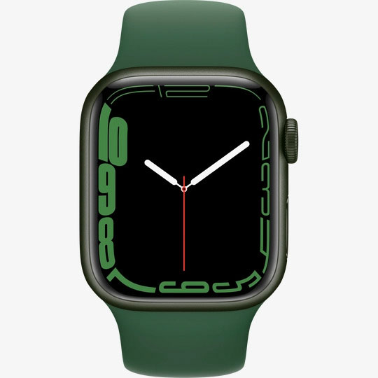Смарт-часы Apple Watch Series 7 GPS 41mm green AluminiumCasewithCloverSportBand (MKN03UL/A)