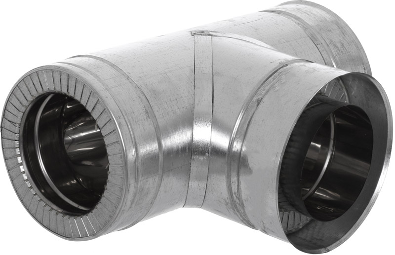 Тройник термо 1 мм нерж/оц Ф180/250 мм 90° Versia-Lux