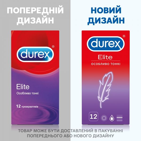 Презервативи Durex Elite 12 шт.