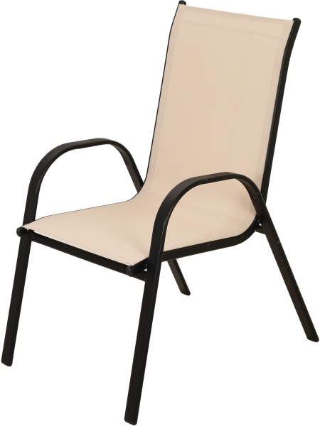 Стул UBC Group MODERN 94x46xбежевый с черным 