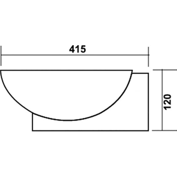 Умывальник Sonet Conrer 34 см