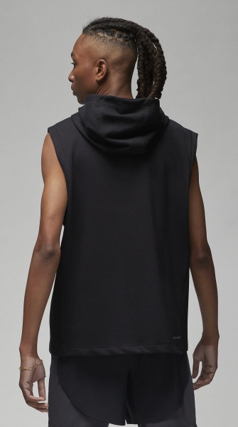 Футболка Nike M J DF SPRT CSVR FLC SL PO DZ0571-010 р.M чорний