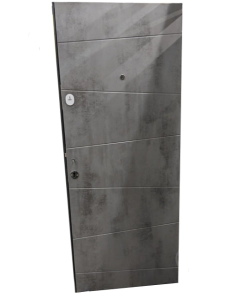 Дверь входная Fortezza Башня бетон серый левые