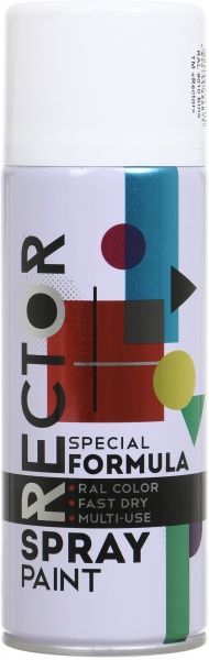 Емаль RECTOR 400 мл 9010 біла