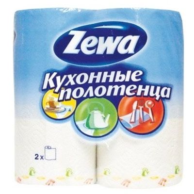 Паперові рушники Zewa двошаровий 2 шт.