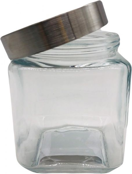 Банка для сипучих Basic 1,2 л 11,4x11,4x14,5 см UP! (Underprice)
