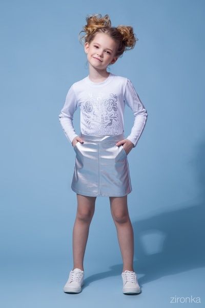 Спідниця Zironka р.122 срібний 30-9041-2 