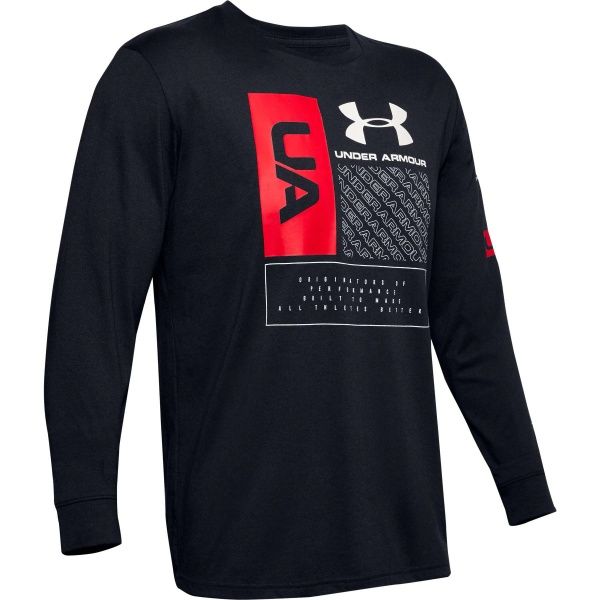 Футболка Under Armour UA MULTI LOGO LS 1351623-001 L чорний