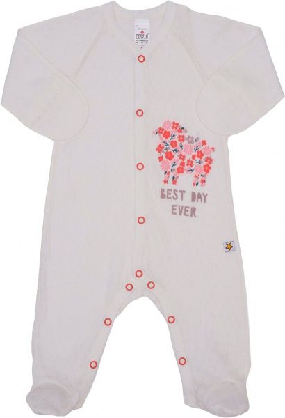 Комбінезон дитячий ТМ Софія Квіточки р.56 молочний 180456 