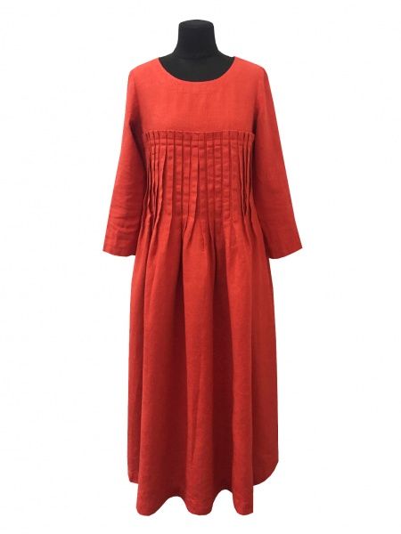Платье Галерея льна Джоконда р. 52 оранжевый 0781/52/1660 