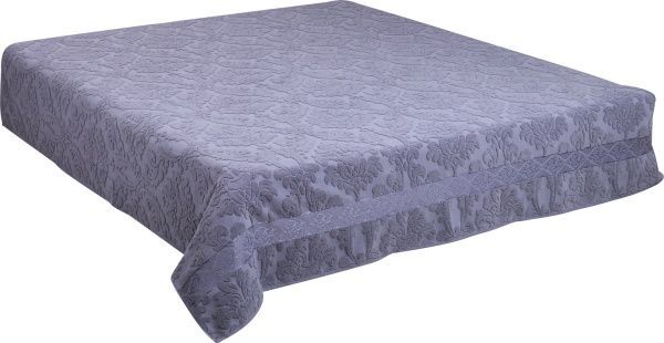 Простынь махра/жаккард 150x200 см темно-синий ТЕКС 