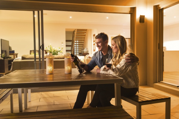 Світильник вуличний настінний Ledvance Smart + Wifi Curve Dg 9 Вт IP44 темно-сірий AC260400055 