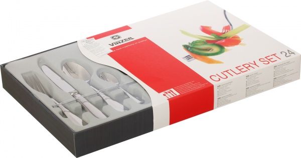 Набір столових приборів Renate на 6 персон 24 предмети 69098 Vinzer