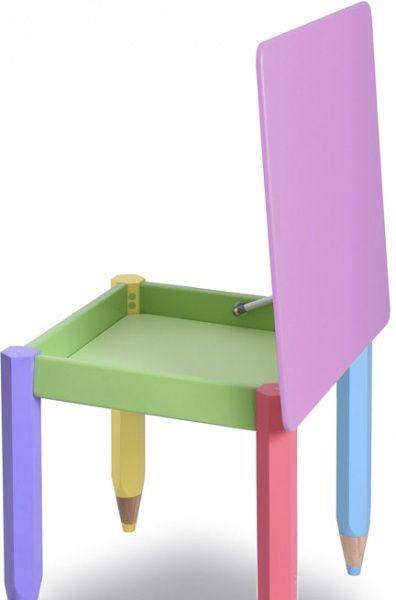 Столик Sweet baby Карандашики с пеналом 60x60 см розовый 100018