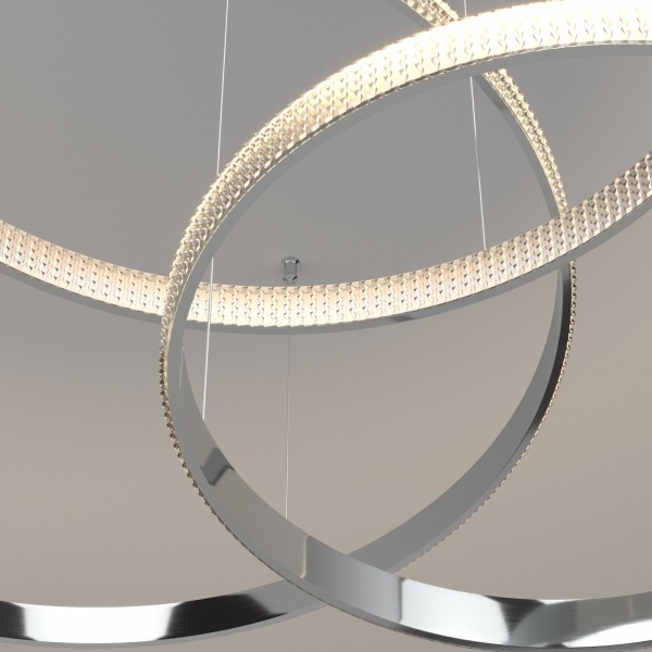 Світильник підвісний Strotskis Smart Posh пульт ДУ/Wi-Fi 100 Вт хром 90275/3 (хром) 