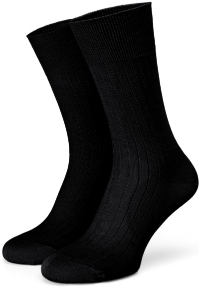 Шкарпетки KRAGO Nero Ribbed sk-2-020 р.43-46 чорний