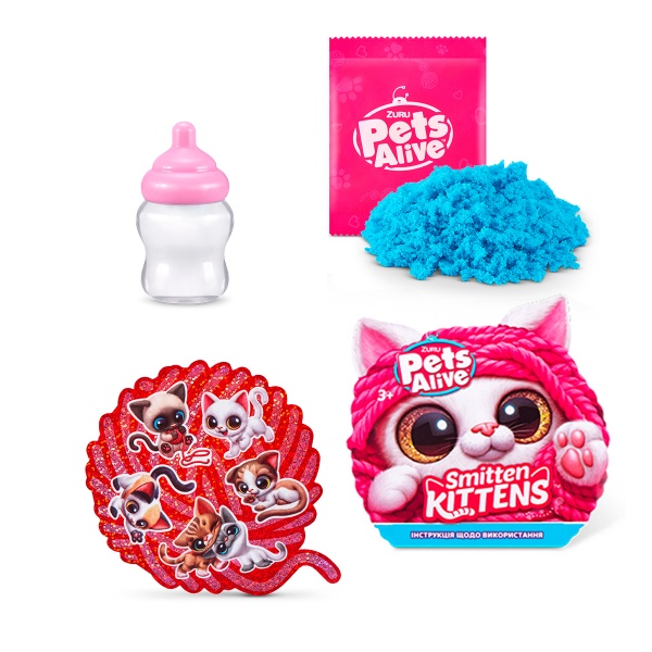 Интерактивный игровой набор Pets & Robo Alive Игривые котята 9541