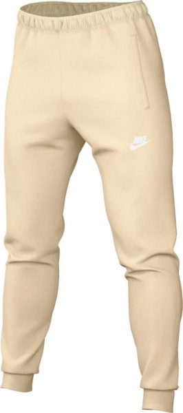 Брюки Nike M NSW CLUB JGGR FT BV2679-838 р. S бежевый