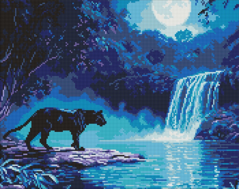 Алмазная мозаика Ночной хищник ©art_selena_ua Ideyka