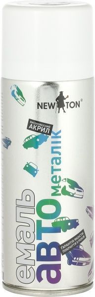 Автоемаль акрилова металік New Ton 400 мл 690 Снігова королева