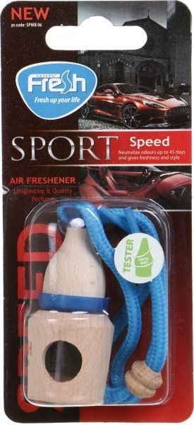 Ароматизатор підвісний FRESHWAY Sport Wood (Швидкість) Speed 5 мл