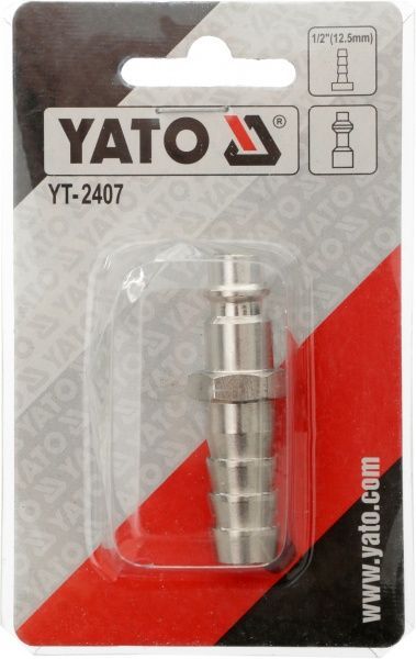Штуцер YATO 12,5 мм YT-2407