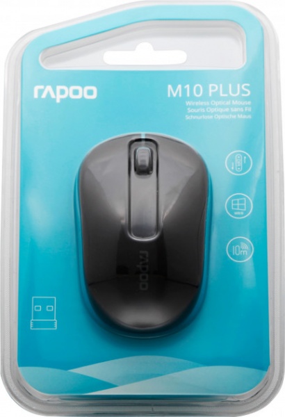 Мишка RAPOO M10 Plus Wireless Black 