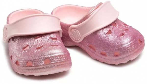 Сабо Coqui Candy pink glitter 8701 Candy Pink Glitter р.EUR 27/28 розовый с перламутром