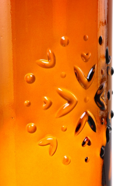 Ваза стеклянная оранжевая ALPINE San Miguel